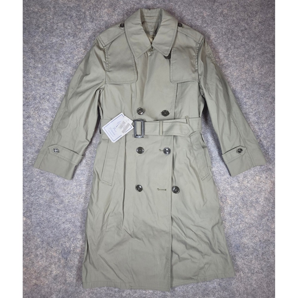 USMC Marine Corps Valor Collection Trench Coat Military /w Liner 6S New NWT